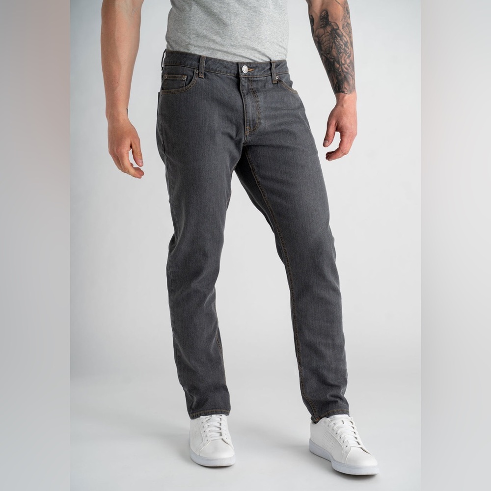 NWT American Tall Grey Denim Carman Jeans Waist 40 Inseam 38